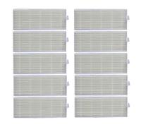 Spazzola principale, spazzola laterale, filtro HEPA, panno for mocio for aspirapolvere robot Eziclean ONE Aqua 210, pezzi di ricambio, accessori di ricambio Lodevole(10x HEPA)