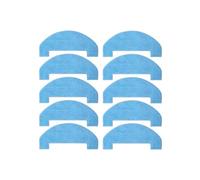 Spazzola principale, spazzola laterale, filtro Hepa, panno for scopa, sacchetti for la polvere, compatibile con Proscenic Q20Plus / Q10 / Q8 / Q8 Max pezzi di ricambio(Mop Cloth 10pcs)