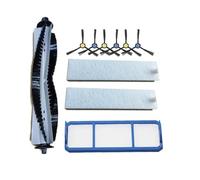 Spazzola principale, spazzola laterale, filtro, panno, compatibile con iLife A80 Max, A80 Plus, accessori for aspirapolvere robot Parti(Set 4)
