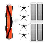 Spazzola Principale Spazzola Laterale Nera Filtro HEPA Compatibile Con Xiaomi Roborock S6 S5 MAX S60 S65 S5 S50 S55 E25 E35 Accessori for Parti Di Aspirapolvere(L)