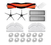 Spazzola Principale Spazzola Laterale Nera Filtro HEPA Compatibile Con Xiaomi Roborock S6 S5 MAX S60 S65 S5 S50 S55 E25 E35 Accessori for Parti Di Aspirapolvere(M)