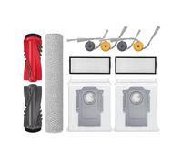 Spazzola principale, spazzola laterale, rullo scopa, compatibile con Roborock Qrevo Curv 2 Flow, kit aspirapolvere robot Accessori