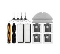 Spazzola principale, spazzola laterale, scopa, filtro HEPA, sacchetto for la polvere, compatibile con Dreame D20 Pro, D20 Plus, accessori for aspirapolvere robot Parti(AS SHOW-2)