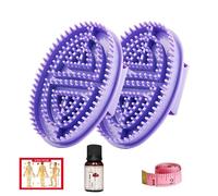 Spazzola professionale Meridian, spazzola ergonomica e confortevole, pettine massaggiante sicuro a lunga durata per rilassamento e migliore circolazione