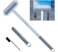 Spazzola Pulisci Zanzariera Spazzola per rete in rete Spazzola per la Pulizia della zanzariera con spugna pulisci zanzariera moschiere 4 in 1 Mesh Cleaner Brush (Extra lungo: 60cm)