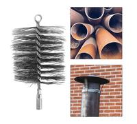 Spazzola pulizia camino robusta per rimuovere sporco e detriti dalle canne fumar