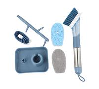 Spazzola Pulizia Multiuso con Dispenser Sapone Integrato per Uso Cucina