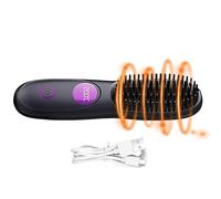 Spazzola Raddrizzante,Ricaricabile USB 2 Regimi Temperatura Regolabile Spazzola Termica - Piastra A Pettine Portatile | Per Ragazze, Donne, Casa, Bagno, Viaggio, Salon