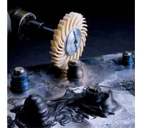 Spazzola radiale a setole 3M Scotch-Brite SS-ZB - foro centrale da 3/8 in - 3 in