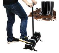 Spazzola raschiante per stivali, efficace rimozione del fango con base stabile e manico ergonomico, ideale per la pulizia di stivali da argilla, erba e neve, perfetta per uso esterno e giardino