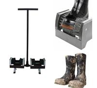 Spazzola Raschiatore per Stivali Resistenti con Manico - Pulitore per Stivali da Interno ed Esterno, Strumento Robusto per Lavaggio Scarpe da Giardino e Scarpe Impolverate