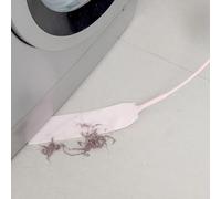 Spazzola regolabile da 65 cm per spolverino con testa piatta e morbido tessuto non tessuto per pulire i binari delle finestre e gli interni dell'armadio (grigio chiaro)