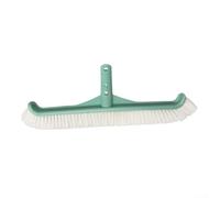 Spazzola resistente per la pulizia della piscina da 45,7 cm con telaio in alluminio resistente e attacco facile da installare su palo