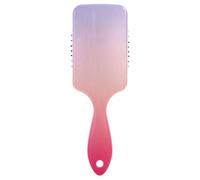 Spazzola rossa sfumata moderna arte amichevole per massaggio del cuoio capelluto dai capelli bagnati per diradare i capelli con manico ergonomico cepillo anti crespo para cabello