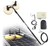 Spazzola Rotante Da 5,5M per La Pulizia Del Pannello Solare, Attrezzatura per La Pulizia Dell'alimentazione Di Rete/Batteria Al Litio/Doppia Alimentazione,5.5m-DualPowerSupply