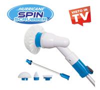 SPAZZOLA ROTANTE ELETTRICA SPIN SCRUBBER HURRICANE SENZA FILI PULIZIA CASA