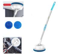 SPAZZOLA ROTANTE PULITORE FINESTRE AUTO ELETTRICO VETRO ASTA TELESCOPICA AA102