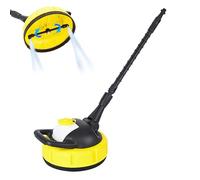 Spazzola Rotante Telescopica per Idropulitrice, Accessorio Lavapavimenti per Superfici Dure con di Prolunga - Universale per Vialetti, Terrazze, Muri e Pavimenti del Garage - Pulizia Esterna pe