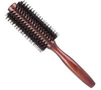 Spazzola rotonda per asciugatura, spazzola per capelli tonda in setole di cinghiale, setole in nylon a rullo per frange, capelli sottili, arricciatura, asciugatura, acconciatura, riccio(Medium)