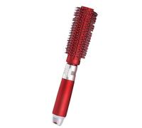 Spazzola rotonda per capelli di per asciugatura, arricciatura, lisciatura, strumento per parrucchiere, spazzola rotonda per capelli a rullo (rosso)