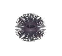 SCOVOLO SPAZZOLA TONDO X PULIZIA CANNE FUMARIE DIAMETRO CM.15 CON ATTACCO MASCHIO A VITE M12.