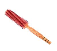 Spazzola Rotonda Piccola in Legno per Chioma e Cuoio Capelluto | Setole Antistatiche a Fiore Inverso, Massaggia Delicatamente, Pratica e Tonda, per Asciugatura Rapida e Styling
