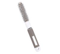 Spazzola Rotonda Piccola Spazzola per Capelli Rotonda per Donna e Uomo Spazzola per Capelli Rotonda in Ceramica con Setole in Nylon per Capelli Bagnati e Asciutti (19#)