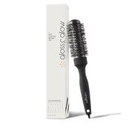 Spazzola rotonda professionale con rivestimento in ceramica per asciugatura con phon, styling veloce e voluminoso, 3,3 cm