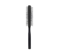Spazzola rotonda professionale in plastica, mini pettine arricciacapelli per uso domestico, spazzola massaggiante per capelli (nero)