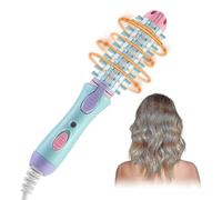 Spazzola rotonda riscaldata, ferro arricciacapelli antiscottatura, mini spazzola arricciacapelli per capelli corti, bacchetta elettrica, str