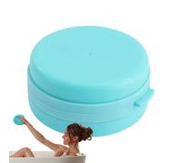 Spazzola Scrub Corpo in Silicone, Body Scrub Detergente Esfoliante, Con Dispenser Di Sapone, Spazzola Doccia Portatile, Massaggiante per Doccia per Uomo E Donna, Disponibile in Blu E Rosa