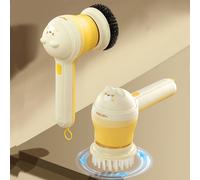 Spazzola Scrubber Elettrica Multiuso con 4 Attacchi per Pulizia Profonda