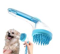 Spazzola Scrubber per Bagno del Cane, Spazzola Massaggio con Dispenser di Shampoo per Cane, Accessorio Doccia In Silicone Riutilizzabile Per Pettinare Cani Gatti A Pelo Corto E Lungo