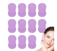Spazzola scrubber per il viso, piccola spazzola per la pulizia profonda del viso, in silicone, massaggiante manuale, con setole morbide, per campeggio, viaggi