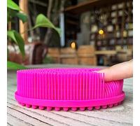 Spazzola sensoriale di alta qualità per bambini o autismo, spazzola per il corpo in silicone morbido, spazzola sensoriale 2 in 1, spazzola per terapia occupazionale, lupa in silicone, spazzola per