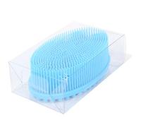 Spazzola sensoriale per bambini Bagno per massaggio in silicone Spazzola per allenamento tattile Testa Lavacapelli Pettine per neonati Bambini piccoli con rosa rosso blu Colore 12 (Blu)