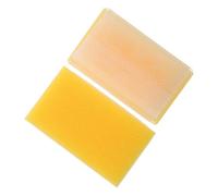 Spazzola Sensoriale per Chioma Infantili 2 Pezzi in Plastica Gialla | Uso Domestico e Terapia Occupazionale, Texture Morbida in Spugna, Pulizia Riutilizzabile per Pelle e Cuoio Capelluto