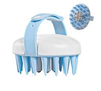 Spazzola Shampoo Cuoio Capelluto Manico Ergonomico Lavaggio Massaggio