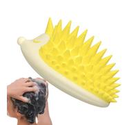 Spazzola Shampoo Cuoio Capelluto Setole in Silicone Morbido a Riccio