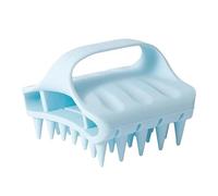 Spazzola shampoo in silicone Manuale portatile in silicone per capelli