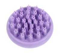 Spazzola Shampoo Massaggiante Cuoio Capelluto in Silicone Porpora | Brush per Esfoliazione, Rimuove Cellule Morte, Adatta a Ogni Tipo di Chioma, Uso Doccia e Lavaggio