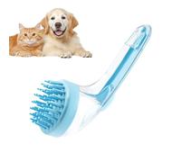 Spazzola Shampoo per Cani, Spazzola da Bagno per Gatti, Massaggio Pet con Dispenser Sapone per Casa Piscina Spiaggia Gatti