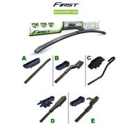 SPAZZOLA SPATOLA TERGICRISTALLO VALEO FIRST VFB35 350mm PER HONDA CIVIC 01>05 DX