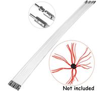 Spazzola spazzacamino livello professionale 10 piedi pulitore canna flessibile c