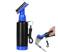 Spazzola spray da golf Push-to-Golf, spazzola per la pulizia del golf, testina spray per acqua, serbatoio liquido a prova di perdite, design con fibbia portatile per una facile pulizia della testa a