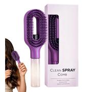 Spazzola Spray per Capelli | Dispositivo Lisciante Anticrespo Portatile Due in,Spazzola da Capelli ad Acqua,per un Rapido Rinfresco Uso Quotidiano Viaggio Casa Donne e Ragazze