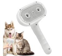 Spazzola spray per gatti, spazzola massaggiante multifunzionale per cani, 19 x 10 x 6 cm, design ergonomico e comfort, pettine a vapore per una piacevole esperienza igienica.