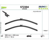 Valeo Spazzola tergicristallo Silencio Aquablade 572304 anteriore con spoiler per Alpine A110 Set 2pz
