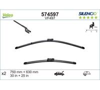 Valeo Spazzola tergicristallo Silencio Xtrm VF497 750/630 mm Anteriore 2 pezzi