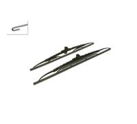 Spazzola tergicristallo BOSCH Twin 728S, 550/475mm, Anteriore, 2 Pezzo